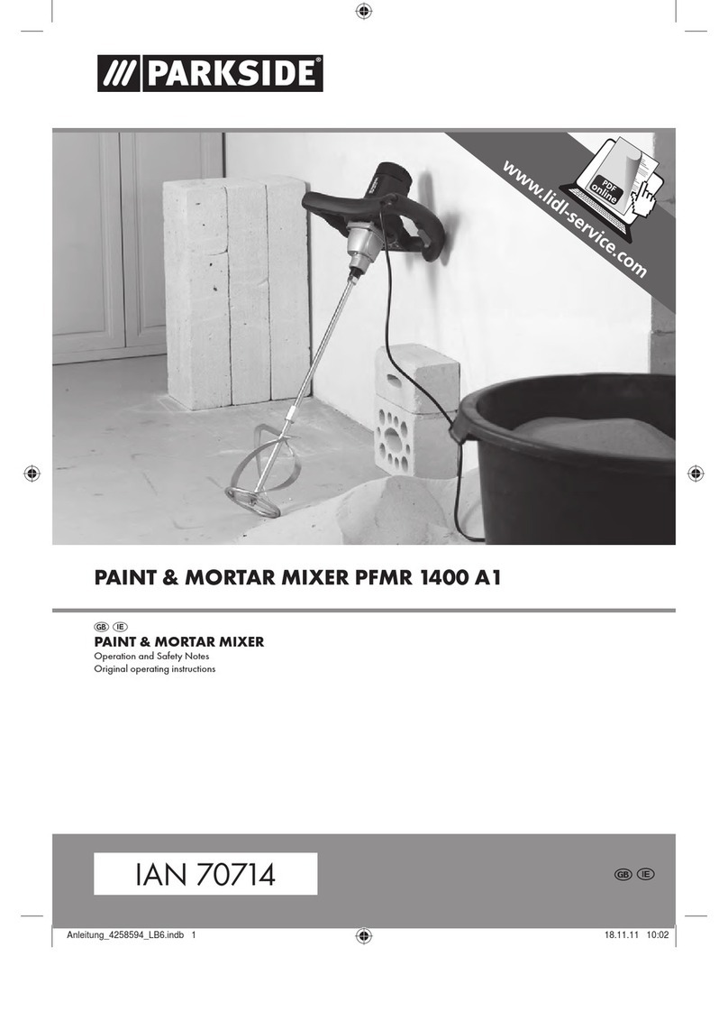 Parkside PFMR 1400 A1 User manual
