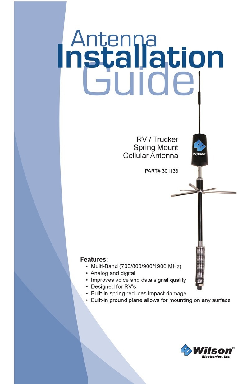 Wilson Electronics 301133 User manual Wilson Electronics 301133 User manual