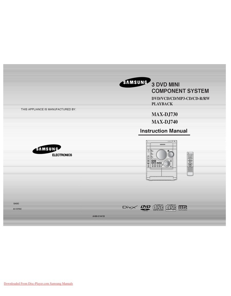 Samsung MAX-DJ730 User manual