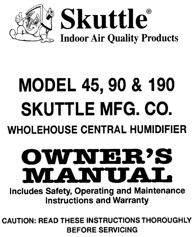Skuttle Indoor Air Quality Products 45 owner's manual Skuttle Indoor Air Quality Products 45 owner's manual