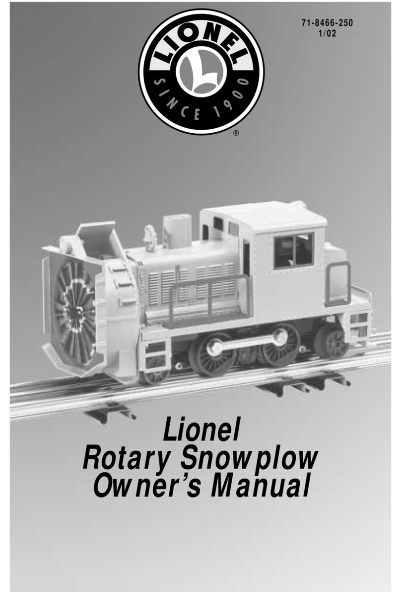 Lionel Rotary Snowplow owner's manual