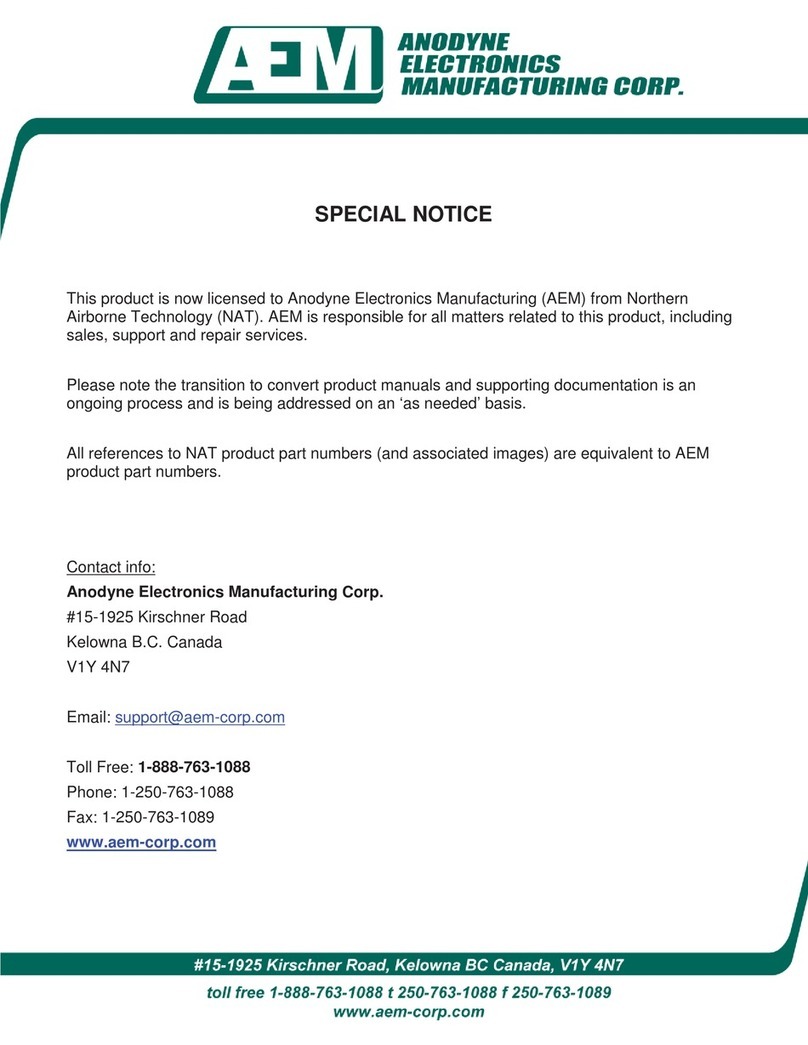 AEM SM42 AA36-ECF User manual