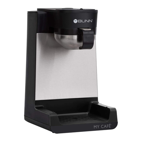 Bunn My Cafe Single Cup User manual