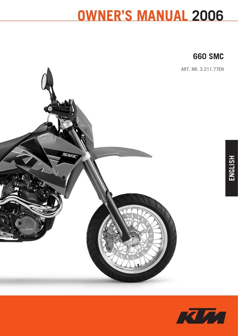 KTM 2006 660 SMC User manual