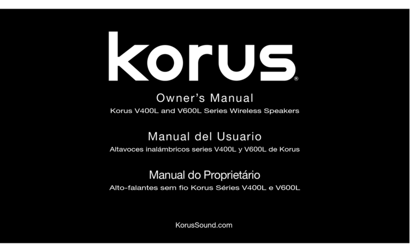 Korus V400L Series owner's manual