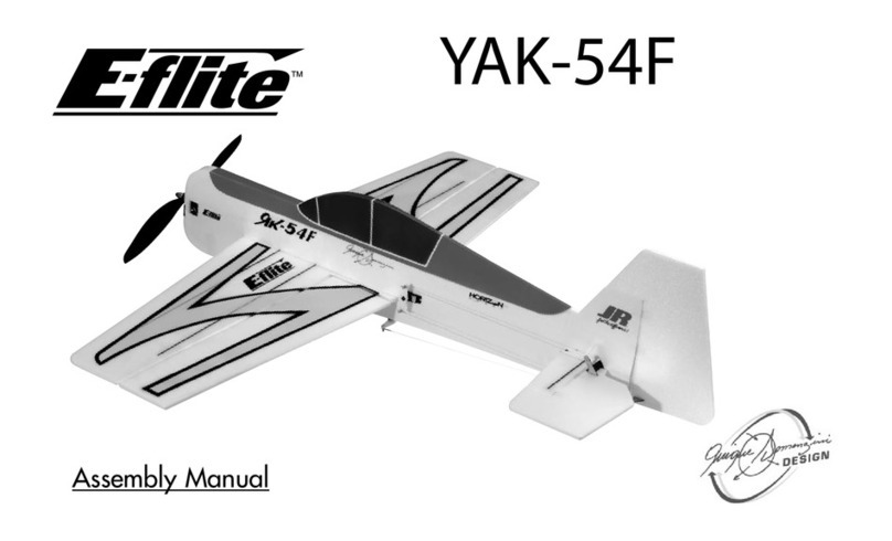 E-FLITE YAK-54F Assembly manual