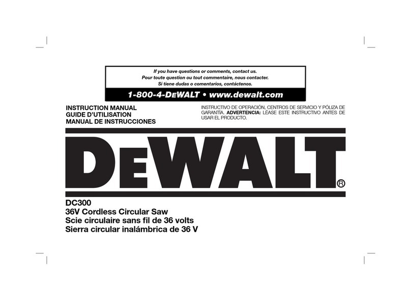 DeWalt DC300 instruction manual