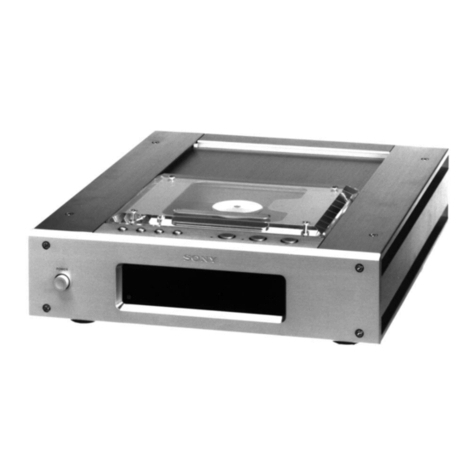 Sony CDP-X5000 User manual Sony CDP-X5000 User manual