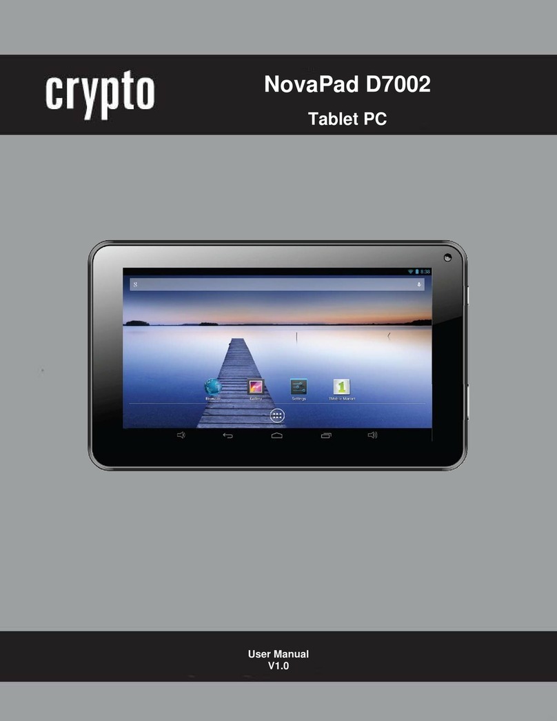 Crypto NovaPad D7002 User manual