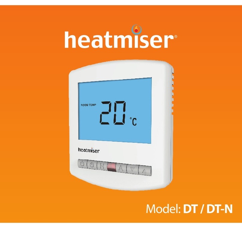 Heatmiser DT User manual