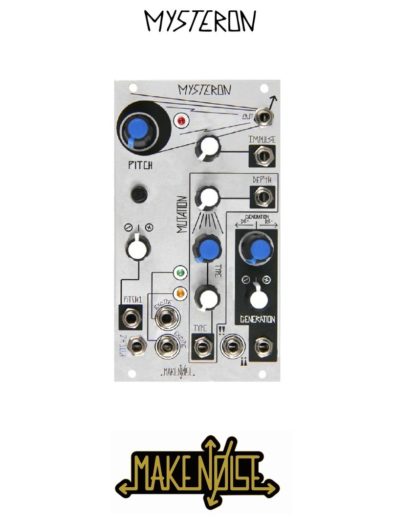 Make Noise Mysteron User manual
