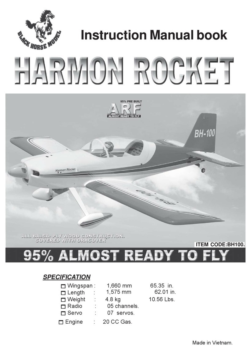 Black Horse Model Harmon Rocket BH100 Owner's manual