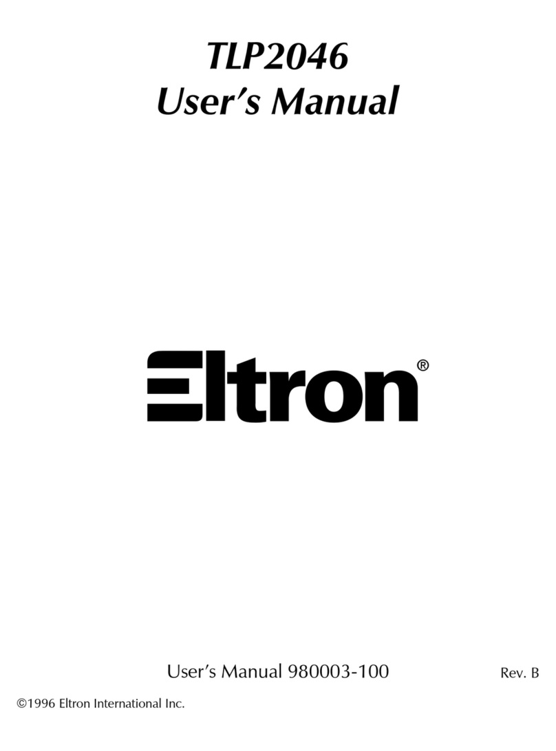 Eltron TLP2046 user manual