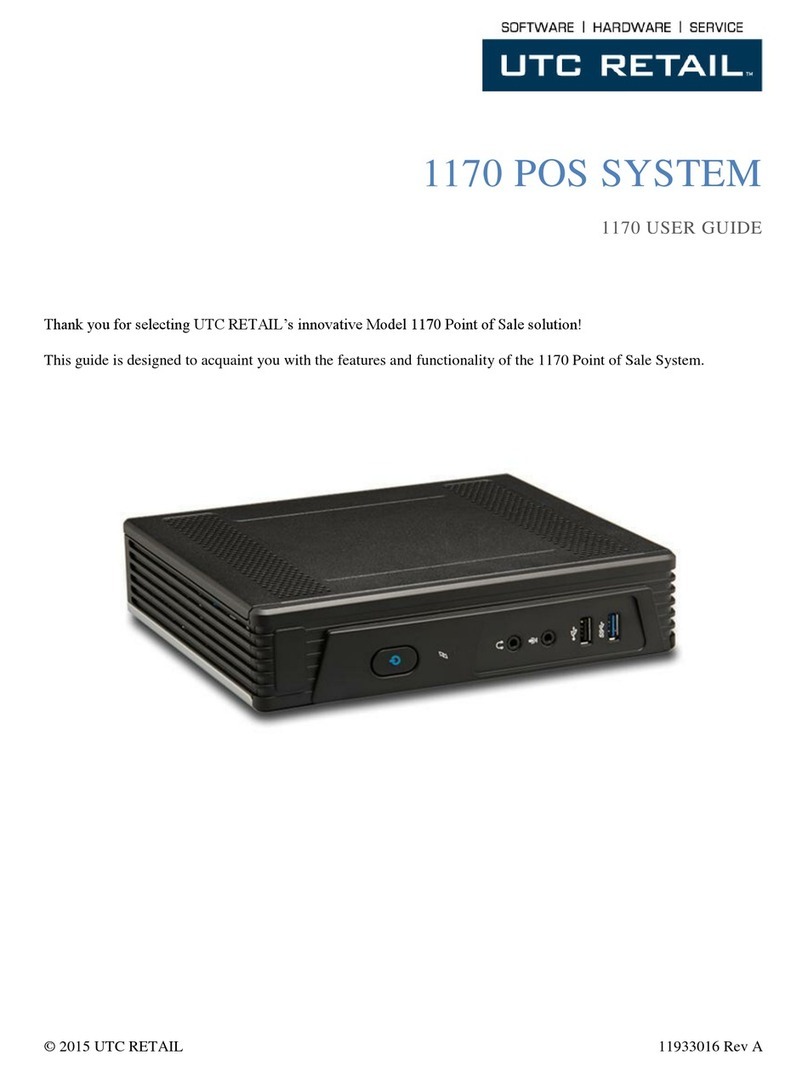 UTC RETAIL 1170 user guide