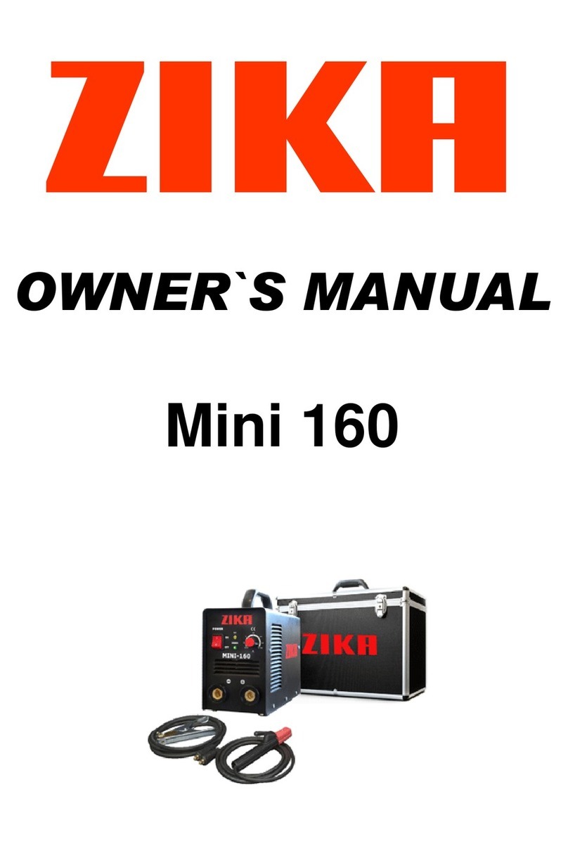 zika Mini 160 owner's manual