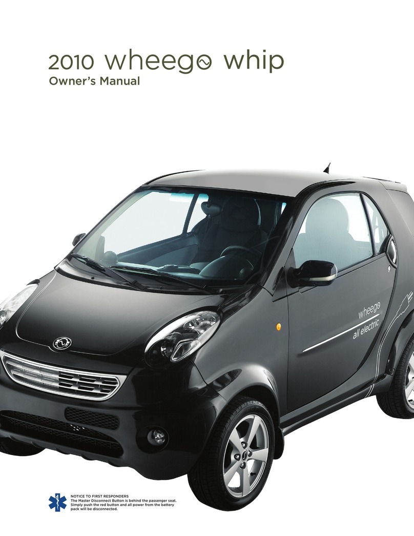 Wheego 2010 Whip User manual