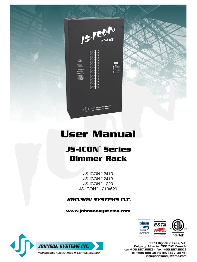 JOHNSON SYSTEMS JS-ICON 2410 user manual