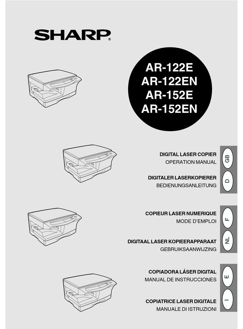 Sharp AR-122E N User manual