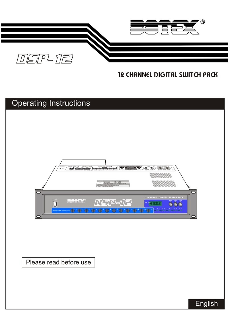 Botex DSP-12 operating instructions