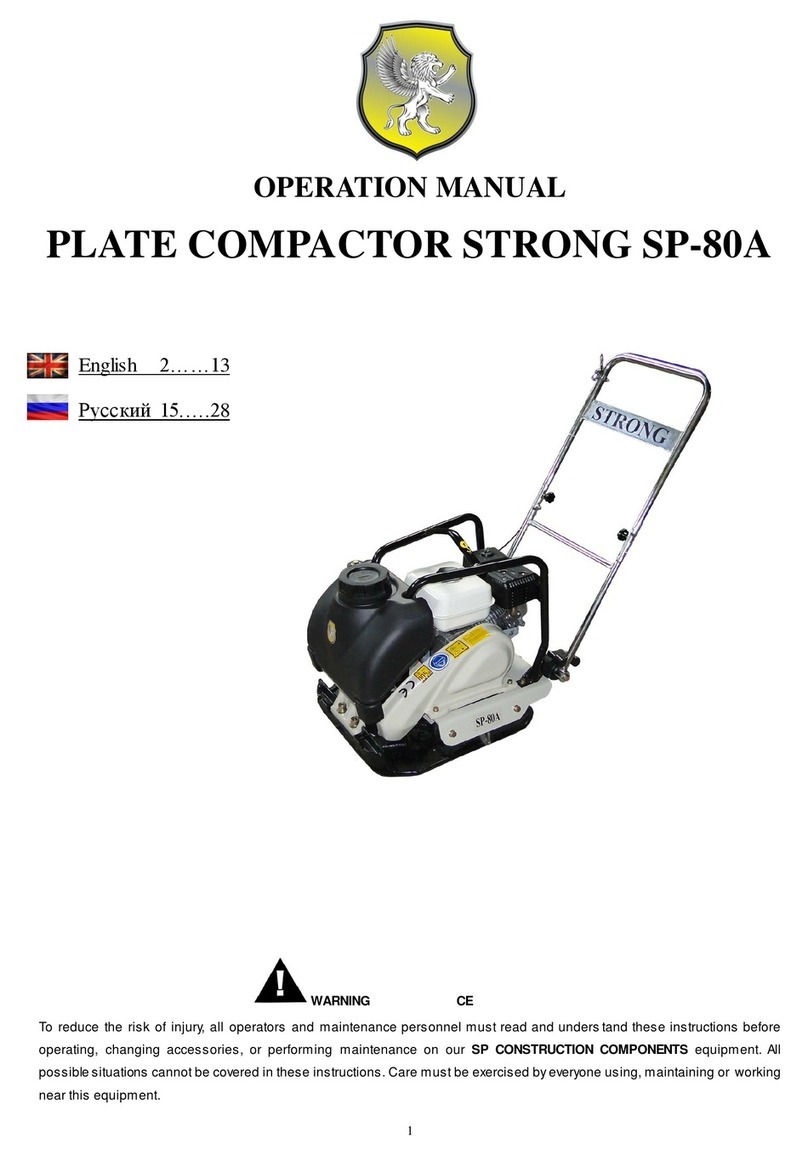 Strong SP-80A Operation manual