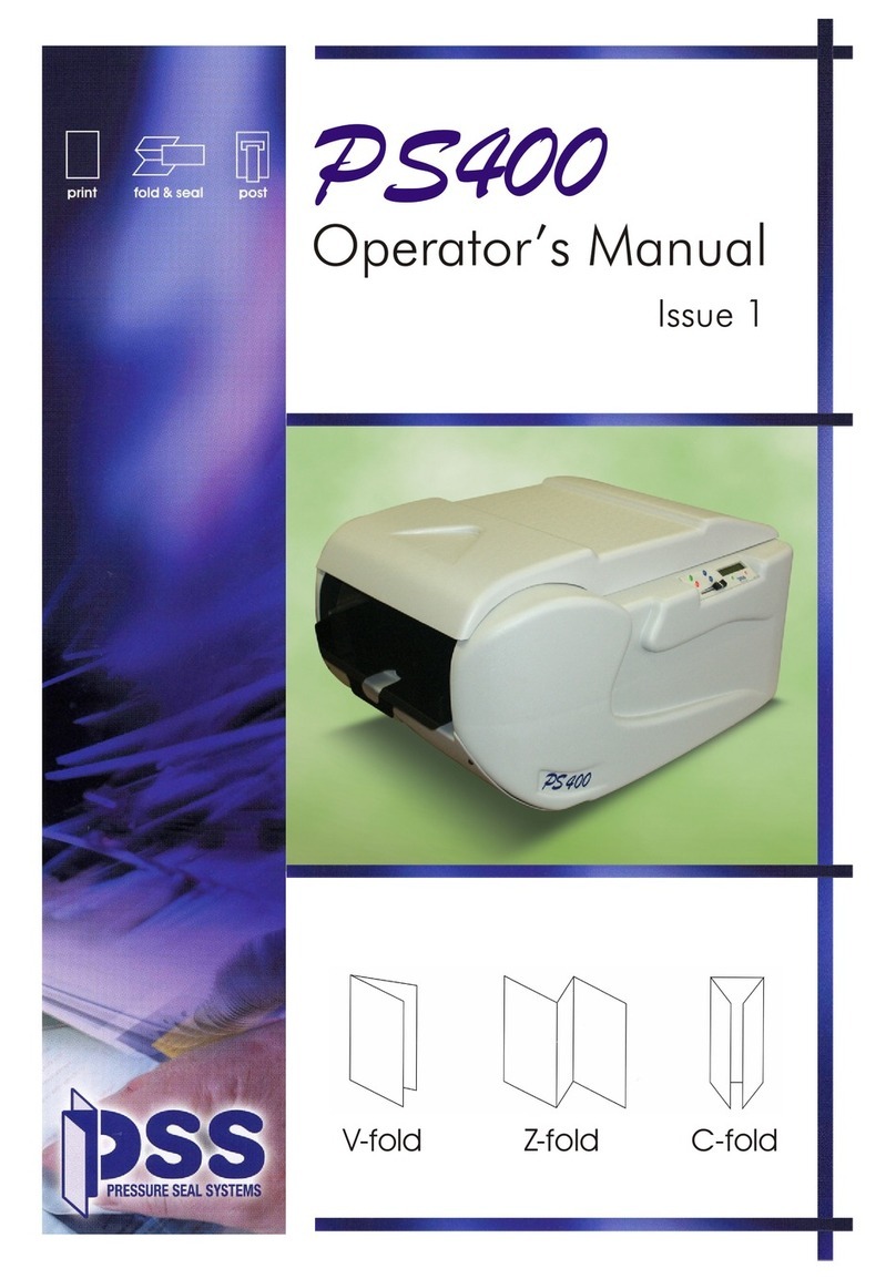 Pressure Seal Systems PS400 User manual