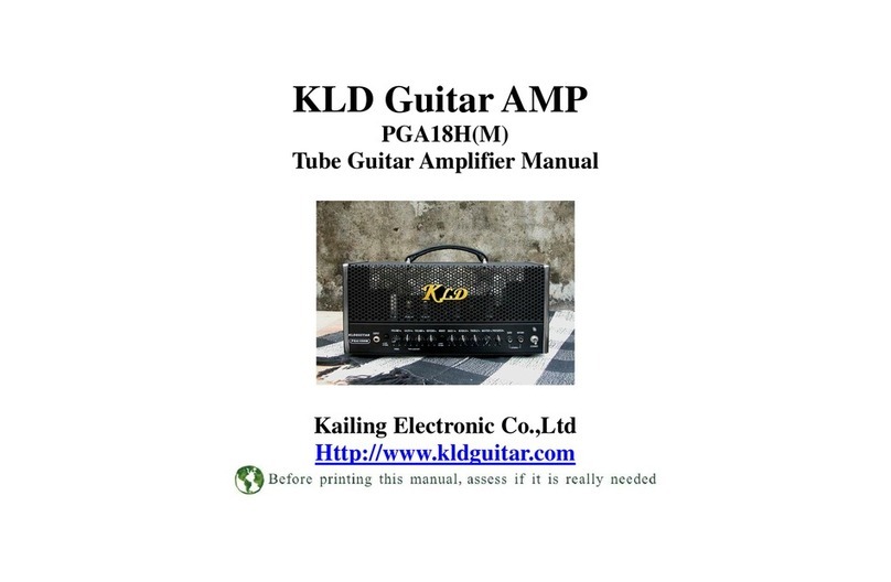 KLD PGA18H(M) Assembly instructions