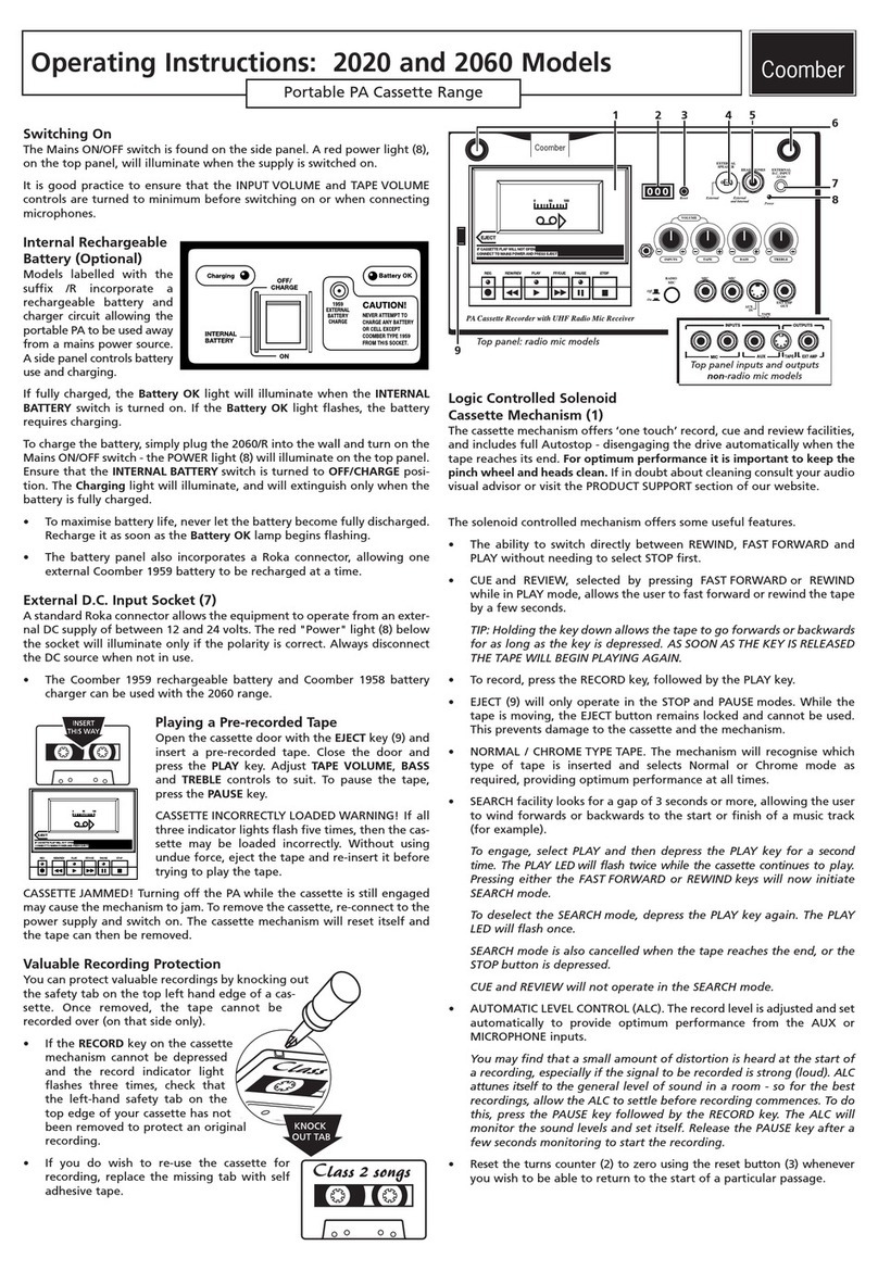 Coomber 2020 User manual