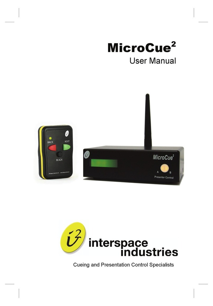 Interspace MicroCue2 user manual