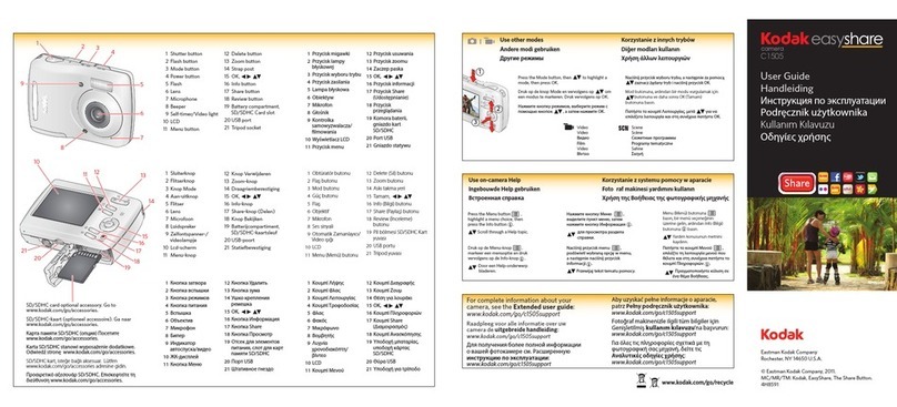 Kodak EASYSHARE C1505 User manual