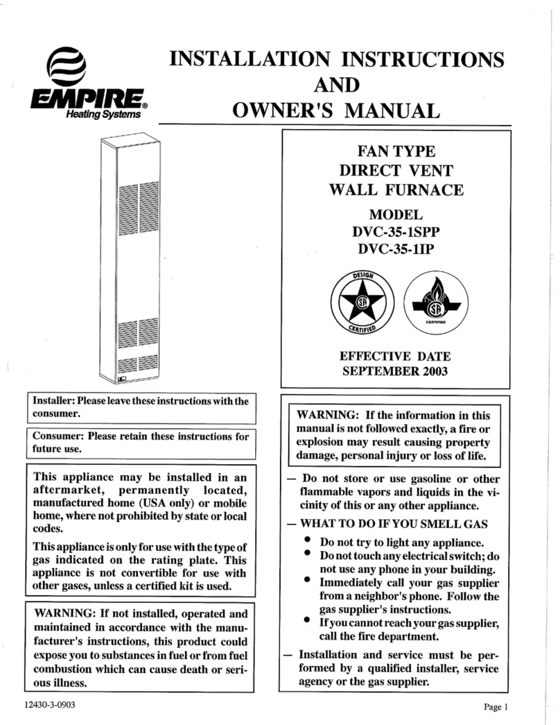 Empire DVC-35-1SPP Quick start guide Empire DVC-35-1SPP Quick start guide