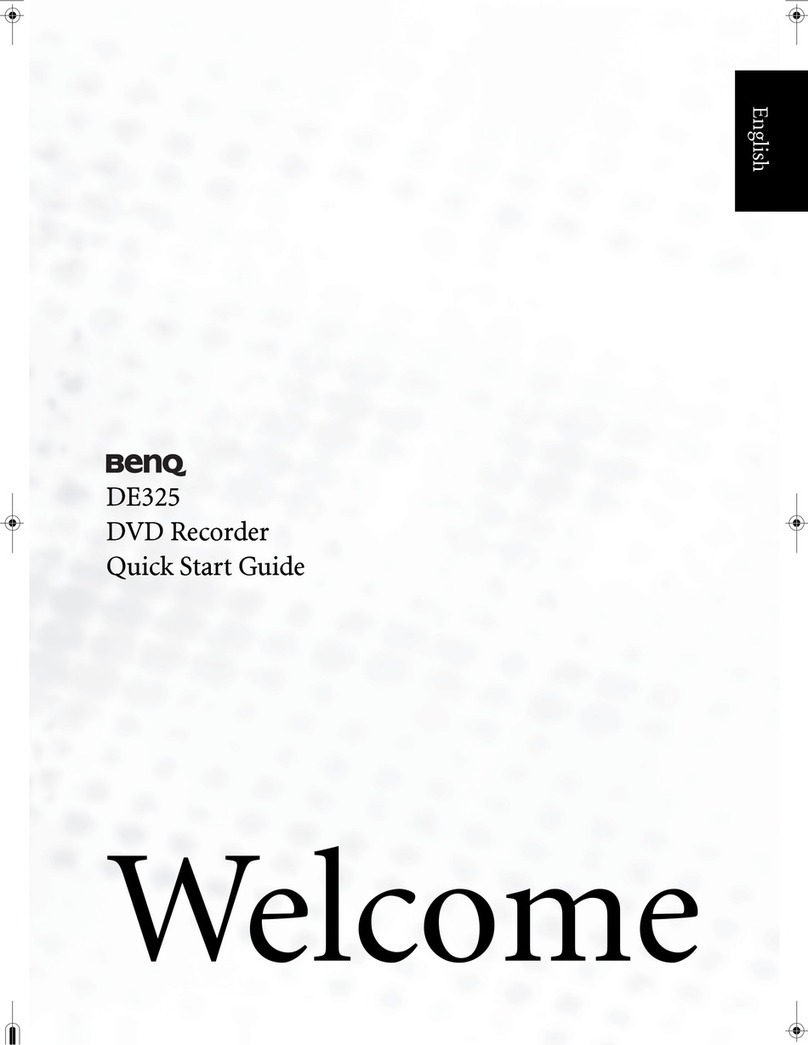 BenQ DE325 User manual