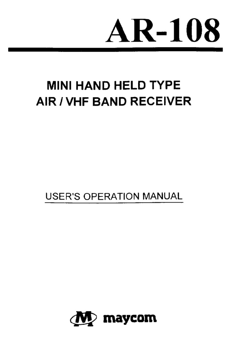 Maycom AR-108 User's operation manual