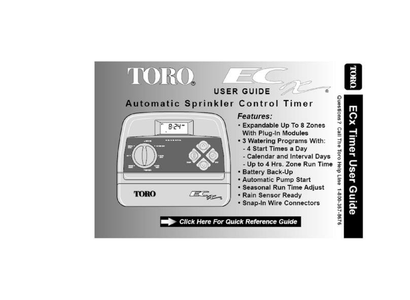 Toro ECx User manual