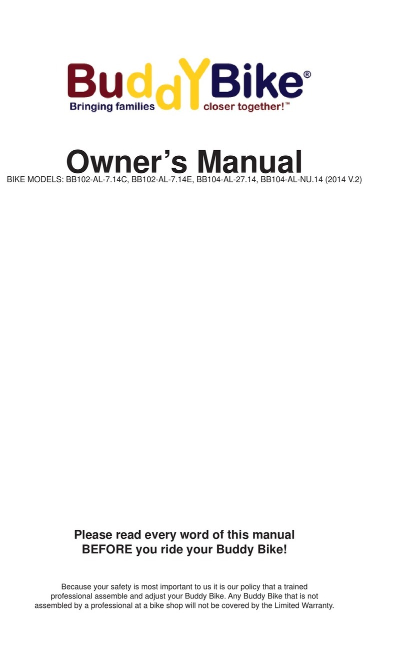 Buddy Bike BB102-AL-7.14C owner's manual