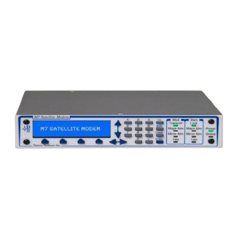 Datum Systems M7 Series Installation and operation manual