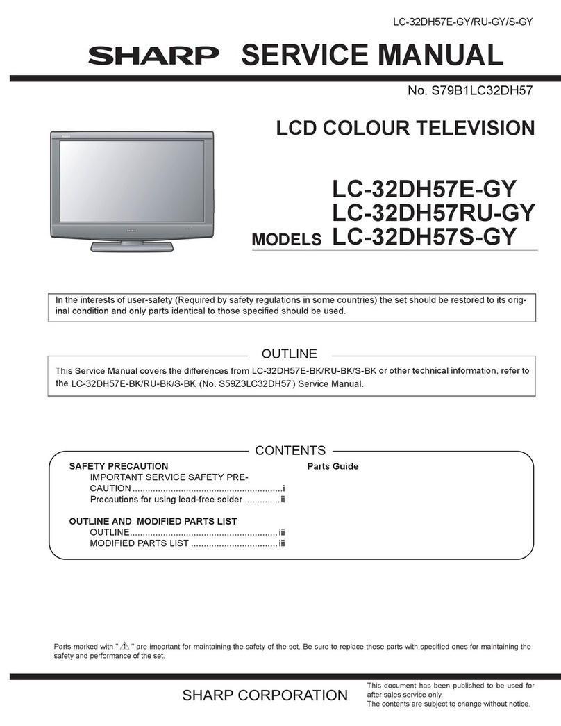 Sharp LC-32DH57E-GY User manual Sharp LC-32DH57E-GY User manual
