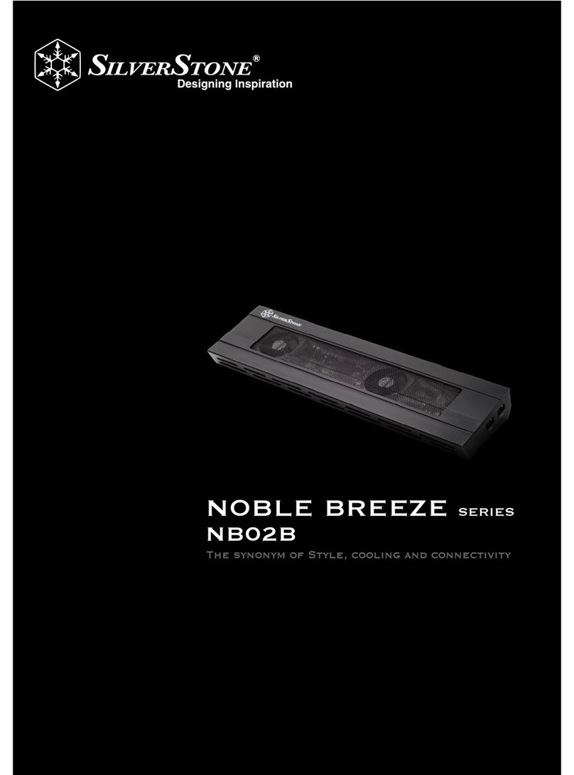 SilverStone NOBLE BREEZE Series NB02B User manual