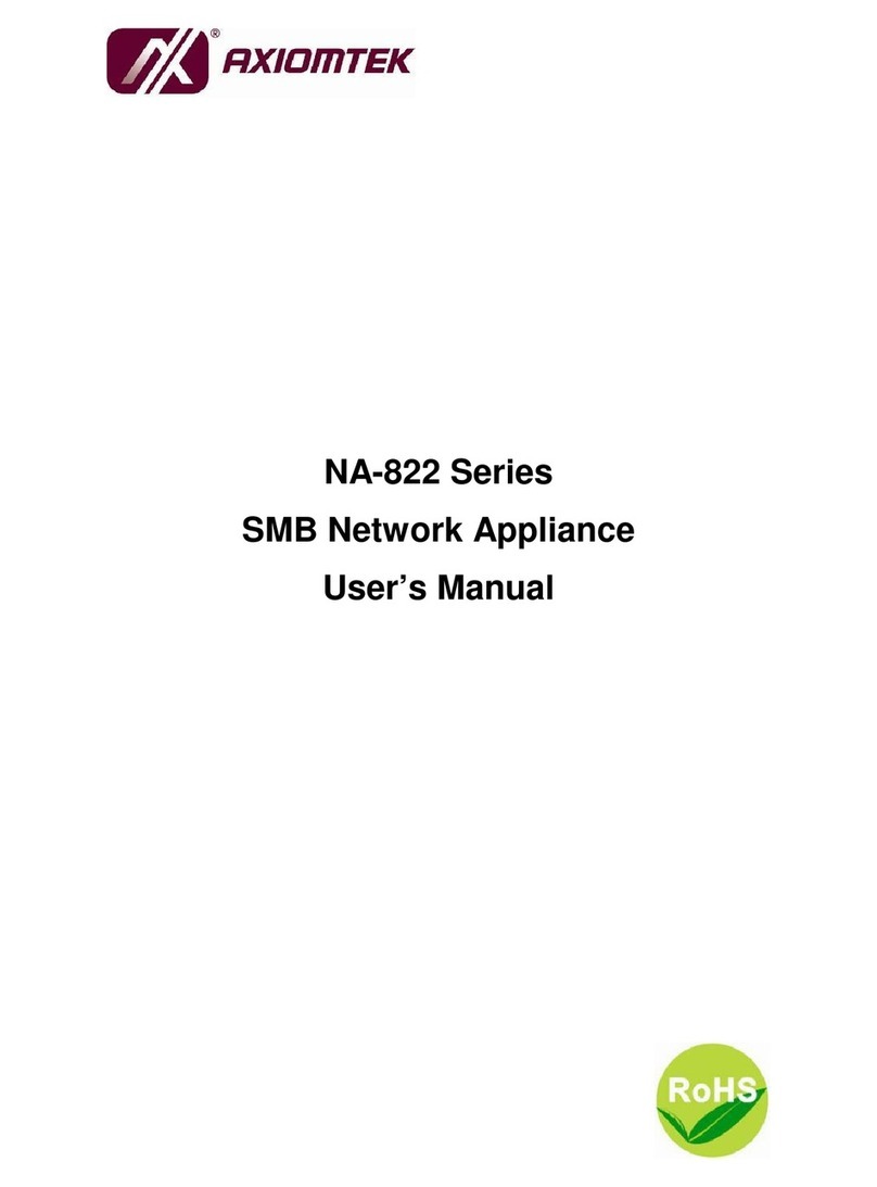 AXIOMTEK NA-822 Series User manual