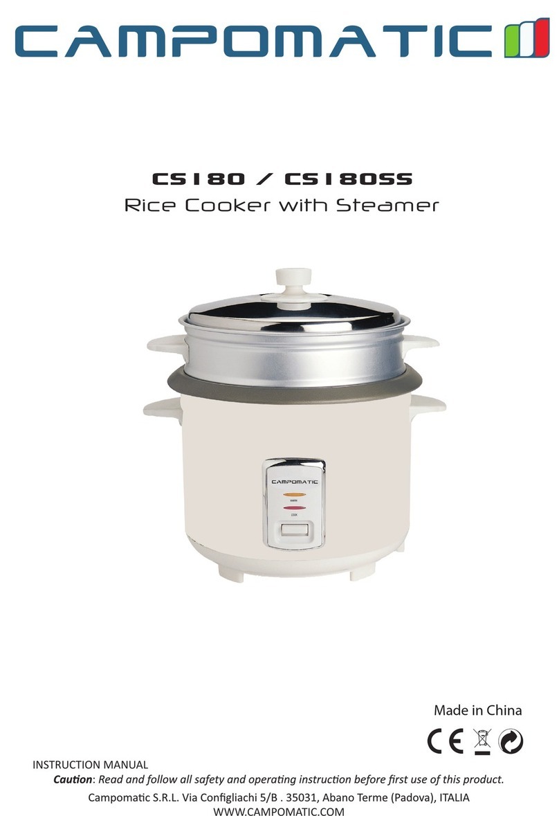 Campomatic cs180 instruction manual
