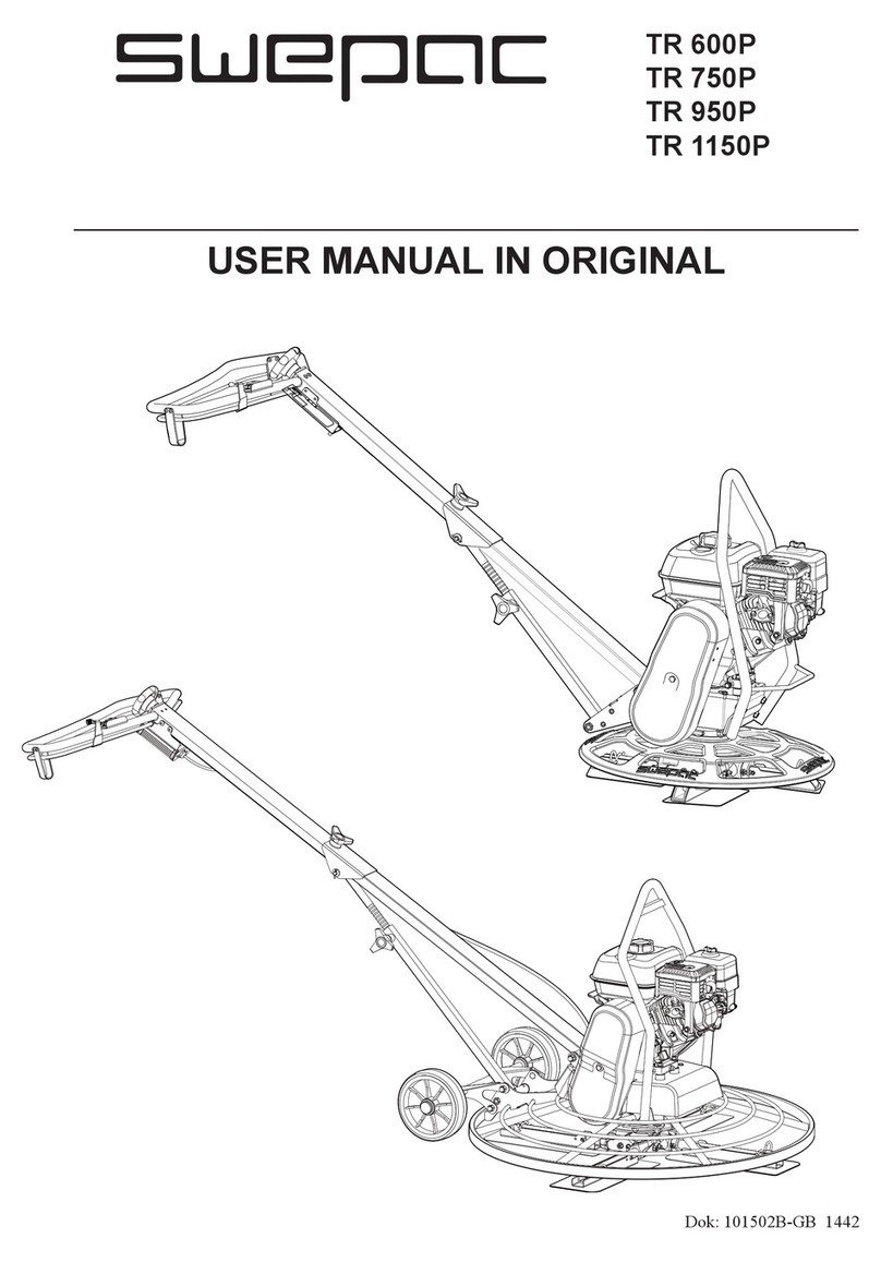 swepac TR 600P user manual