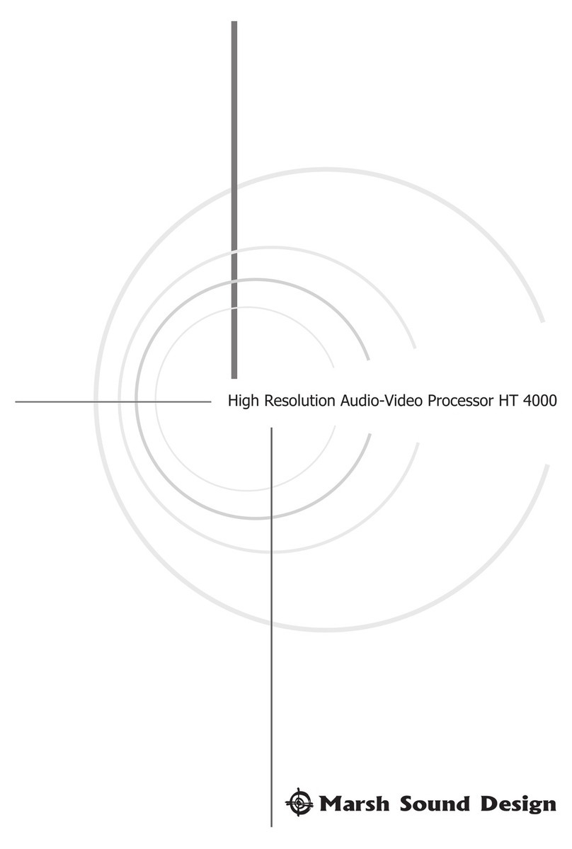 MARSH SOUND DESIGN HT 4000 user manual
