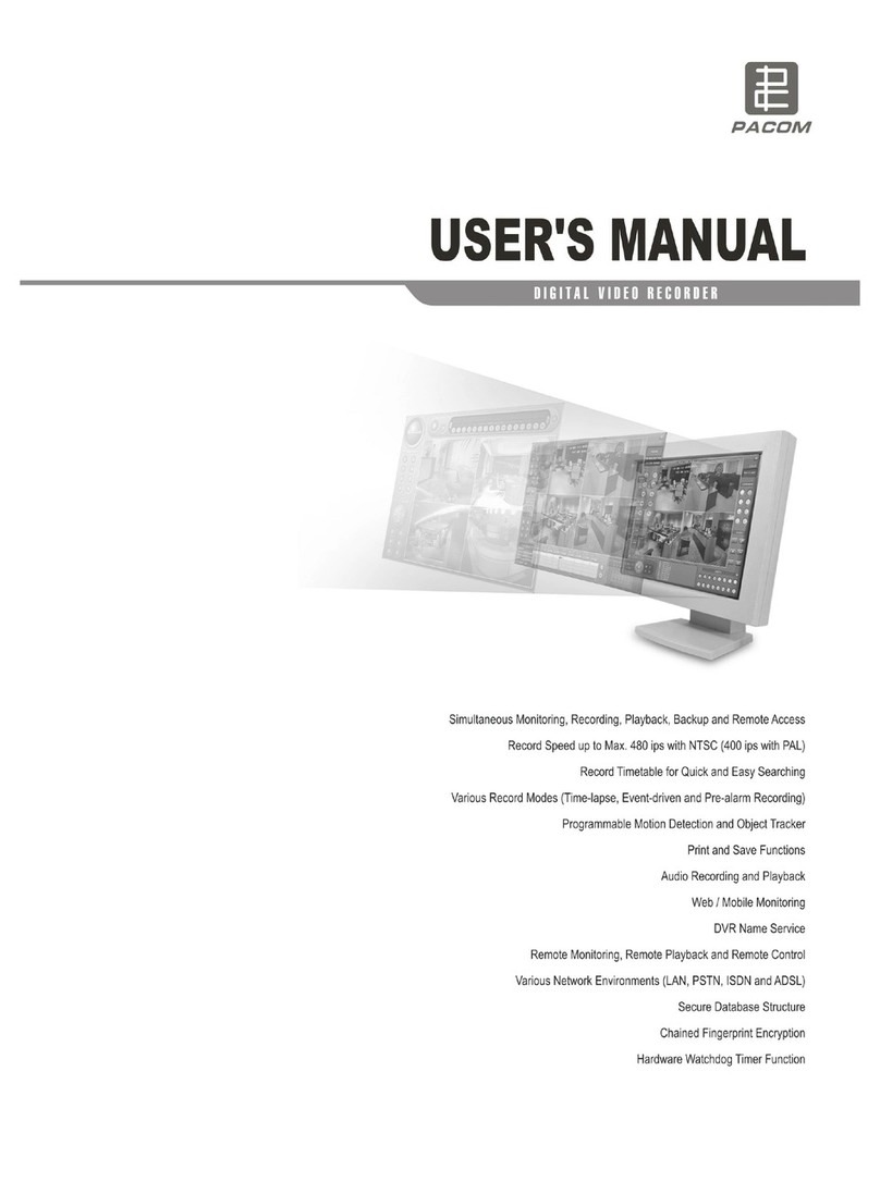 PACOM PDRH16-RMT series user manual