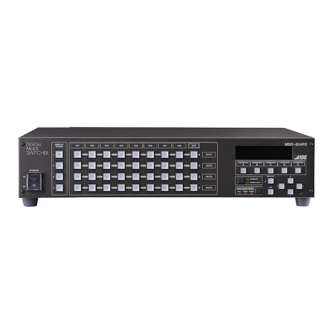 IDK MSD-804FD Series Installation instructions