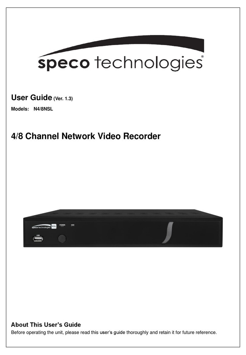 Speco N4/8NSL user guide