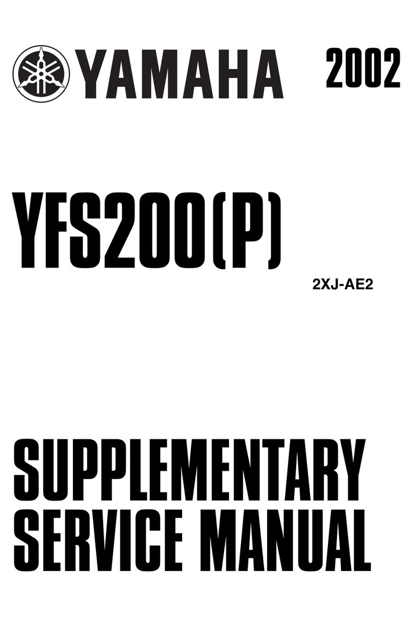 Yamaha 2002 YFS200 Supplementary service manual