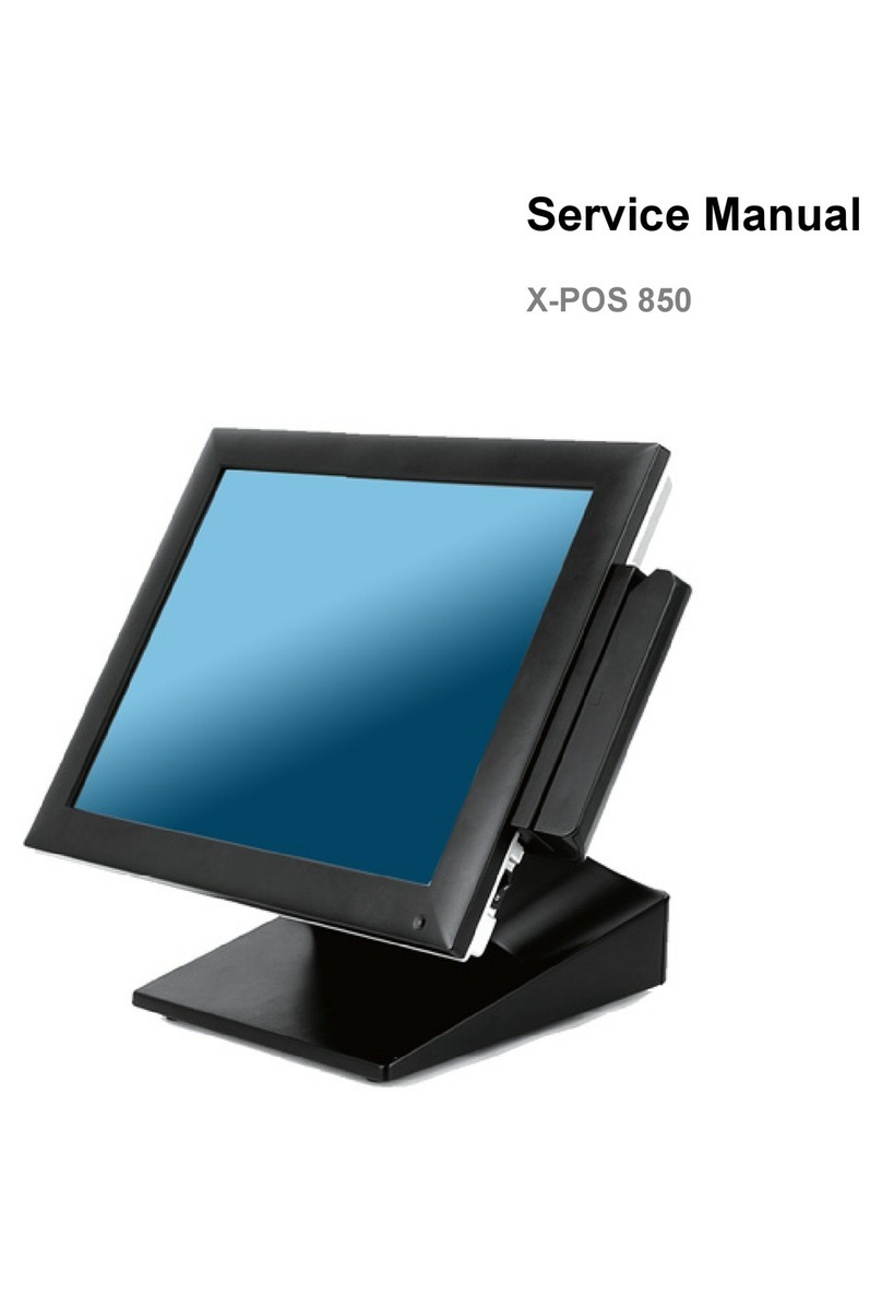 EBN X-POS 850 Service manual