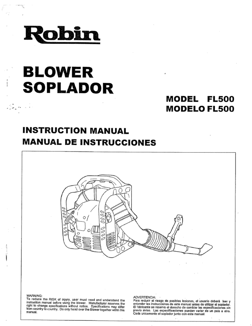 Robin FL500 User manual