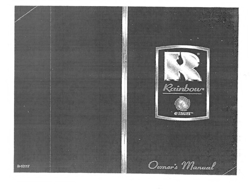 Rexair Rainbow E Series owner's manual