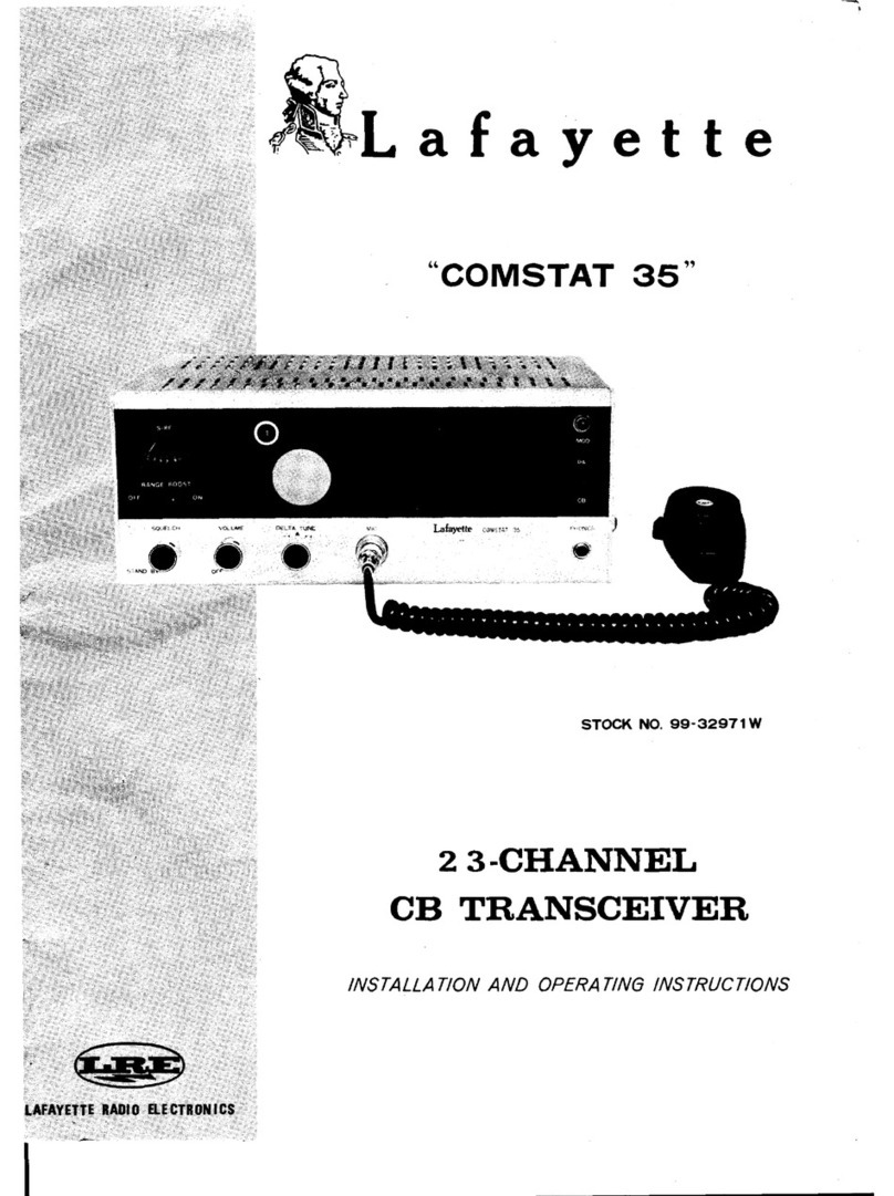 Lafayette COMSTAT 35 User manual