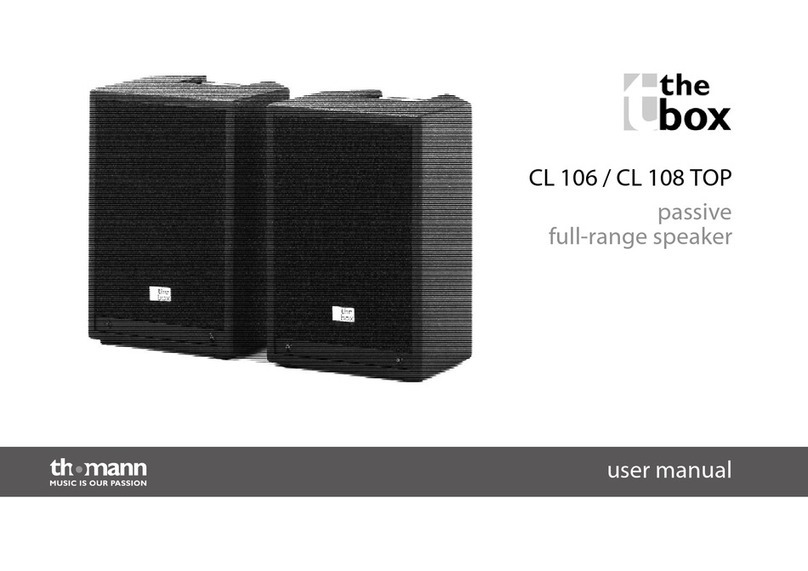 thomann CL 106 User manual